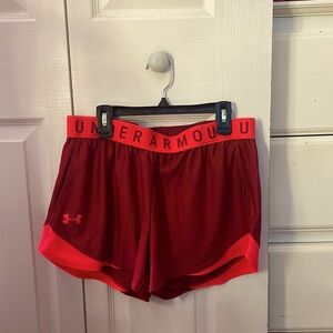 Under Armour athletic shorts, cozy, stretchy